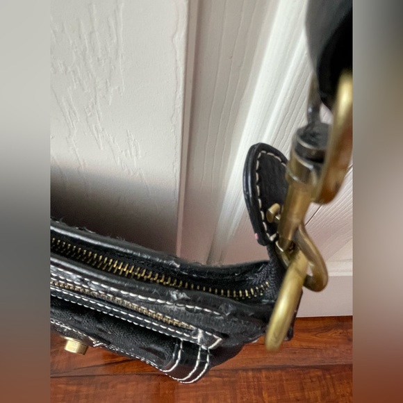 Coach signature print crossbody bag side os - Picture 14 of 15